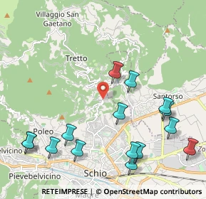 Mappa Località Costalta, 36015 Piane VI, Italia (2.506)