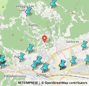 Mappa Località Costalta, 36015 Piane VI, Italia (3.1525)