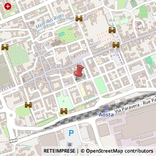 Mappa Via Piave, 4, 11100 Aosta, Aosta (Valle d'Aosta)