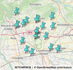 Mappa Steelco, 31039 Riese Pio X TV, Italia (6.71474)