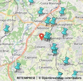 Mappa Viale Giovanni Segantini, 20837 Veduggio Con Colzano MB, Italia (2.811)