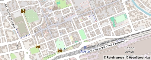 Mappa Aoste
