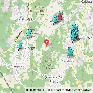 Mappa Via per Menzago, 21020 Mornago VA, Italia (1.2185)