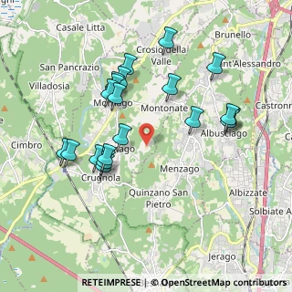 Mappa Via per Menzago, 21040 Sumirago VA, Italia (1.8765)
