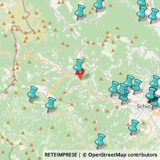 Mappa Via Pieriboni, 36030 Valli del Pasubio VI, Italia (6.657)