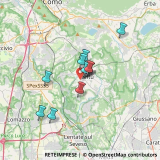Mappa Via Ferdinando Magellano, 22063 Cantù CO, Italia (2.64182)