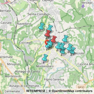 Mappa Via Ferdinando Magellano, 22063 Cantù CO, Italia (1.10733)