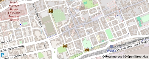 Mappa Aoste