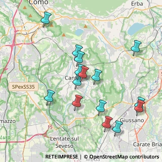 Mappa Via G. da, 22063 Cantù CO, Italia (3.876)