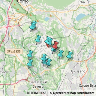 Mappa Via G. da, 22063 Cantù CO, Italia (2.734)