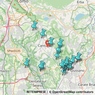 Mappa Via G. da, 22063 Cantù CO, Italia (4.299)