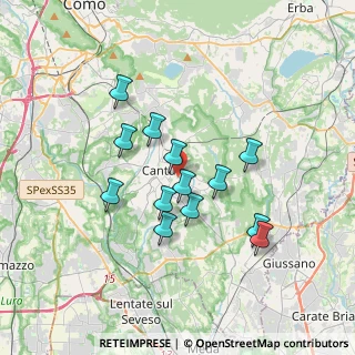 Mappa Via G. da, 22063 Cantù CO, Italia (2.97846)