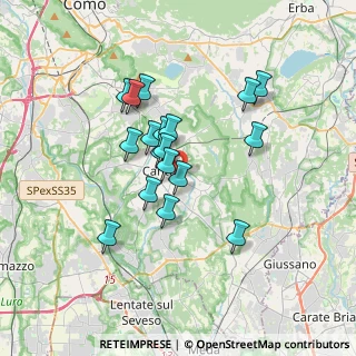 Mappa Via G. da, 22063 Cantù CO, Italia (2.82333)