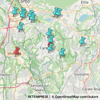 Mappa Via G. da, 22063 Cantù CO, Italia (4.92071)