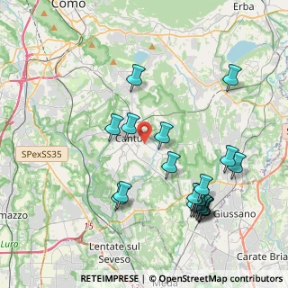 Mappa Via G. da, 22063 Cantù CO, Italia (4.3855)