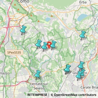 Mappa Via G. da, 22063 Cantù CO, Italia (4.80636)