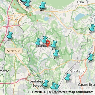 Mappa Via G. da, 22063 Cantù CO, Italia (6.751)