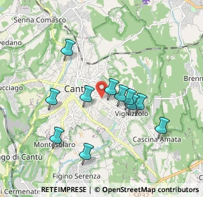 Mappa Via G. da, 22063 Cantù CO, Italia (1.58455)