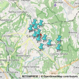 Mappa Via G. da, 22063 Cantù CO, Italia (1.17615)