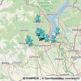 Mappa Via Don Giovanni Minzoni, 28024 Gozzano NO, Italia (6.66583)