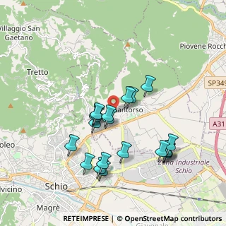 Mappa Via Malga Zonta, 36014 Santorso VI, Italia (1.767)