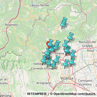 Mappa Via Malga Zonta, 36014 Santorso VI, Italia (11.7365)