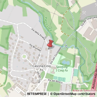 Mappa Via della Pineta, 9, 22070 Guanzate, Como (Lombardia)
