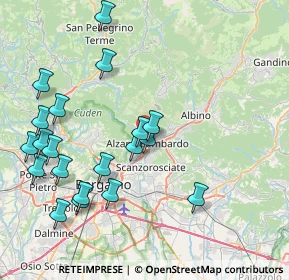 Mappa 24022 Alzano lombardo BG, Italia (8.9325)