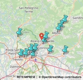 Mappa 24022 Alzano lombardo BG, Italia (7.04538)