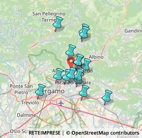 Mappa 24022 Alzano lombardo BG, Italia (5.04933)