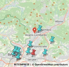 Mappa 24022 Alzano lombardo BG, Italia (5.43833)