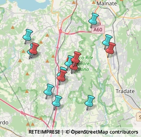 Mappa Via Daniele Castiglioni, 21040 Caronno Varesino VA, Italia (3.22067)