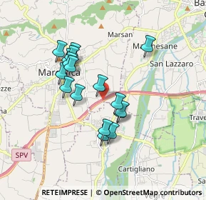 Mappa Via Cà Boina, 36063 Marostica VI, Italia (1.49118)