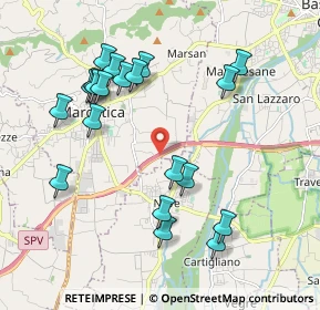 Mappa Via Cà Boina, 36063 Marostica VI, Italia (2.043)