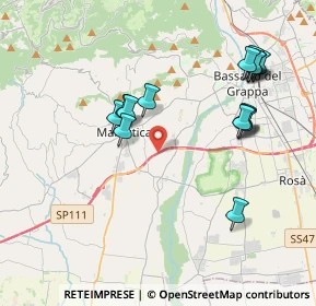 Mappa Via Cà Boina, 36063 Marostica VI, Italia (4.0625)