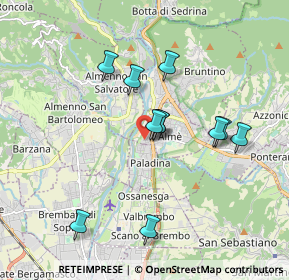 Mappa Via A. Volta, 24011 Almè BG, Italia (1.61091)