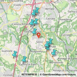 Mappa Via I Maggio, 22073 Fino Mornasco CO, Italia (2.06)