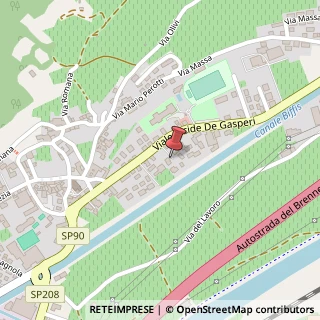Mappa Viale Alcide Degasperi, 106, 38063 Avio, Trento (Trentino-Alto Adige)