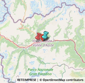 Mappa Frazione Autoporto, 11020 Pollein AO, Italia (52.86923)