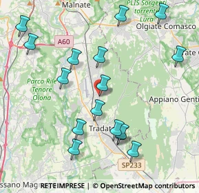 Mappa Via Alessandro Manzoni, 21040 Venegono Inferiore VA, Italia (4.3775)