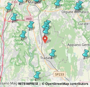 Mappa Via Alessandro Manzoni, 21040 Venegono Inferiore VA, Italia (6.059)