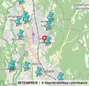 Mappa Via Alessandro Manzoni, 21040 Venegono Inferiore VA, Italia (2.66385)