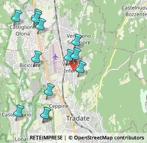 Mappa Via Alessandro Manzoni, 21040 Venegono Inferiore VA, Italia (2.28)