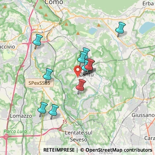 Mappa Via Pacinotti, 22063 Cantù CO, Italia (2.94833)