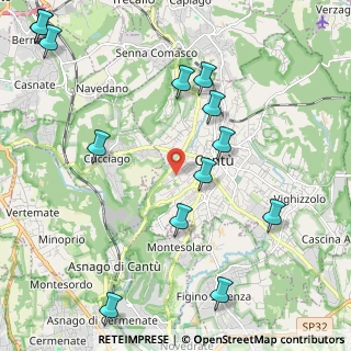 Mappa Via Pacinotti, 22063 Cantù CO, Italia (2.64077)