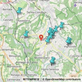 Mappa Via Pacinotti, 22063 Cantù CO, Italia (1.91308)