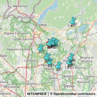 Mappa Via Pacinotti, 22063 Cantù CO, Italia (5.22615)