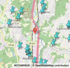 Mappa Via Monte Rosa, 21041 Albizzate VA, Italia (1.4665)