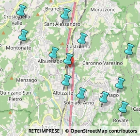 Mappa Via Monte Rosa, 21041 Albizzate VA, Italia (2.3225)