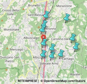 Mappa Via Monte Rosa, 21041 Albizzate VA, Italia (1.70273)